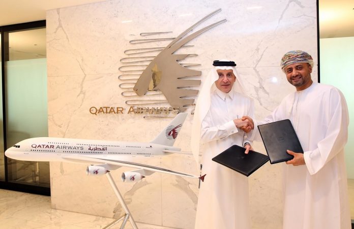 Qatar Airways is Official Airline Partner for Oman Youth Sports Programmes. Signs agreement with Sabco sports