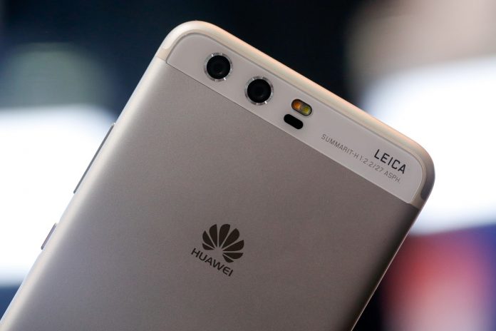 Dual rear facing cameras by Leica sit on the back of P10 smartphone, manufactured by Huawei