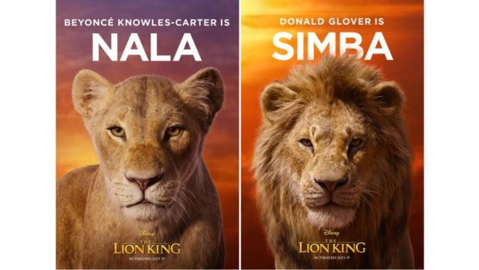 disney's the lion king poster featuring Beyoncé