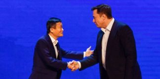 jack ma & elon musk at world artificial intelligence conference