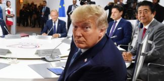 US president donald trump at G-7 summit