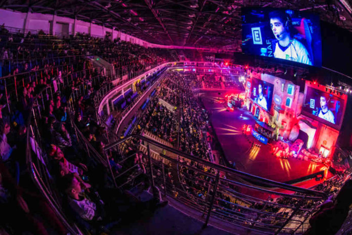 MOSCOW, RUSSIA - OCTOBER 2018: Counter Strike: Global Offensive esports event
