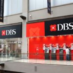 DBS Bank in Marina Bay Sands mall Singapore.