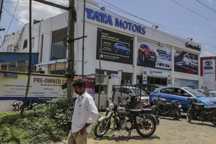 India Tata Motors Sees February Domestic Sales Drop 34%