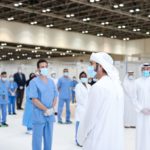 Hamdan bin Mohammed visits field hospital in DWTC