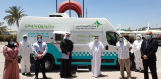 Dubai Health Authority deploys advanced mobile testing unit to conduct COVID-19 screening in labour camps