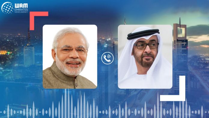 Mohamed bin Zayed, Prime Minister of India review international developments