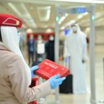 Emirates has introduced complimentary hygiene kits to be given to every passenger upon check in at Dubai International Airport and on flights to Dubai. These kits comprise of masks, gloves, antibacterial wipes and hand sanitiser.