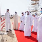 Ahmed bin Saeed witnesses installation of the Molten Salt Receiver