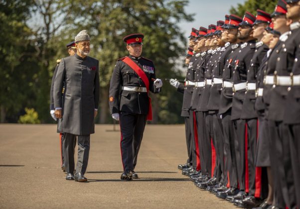 HM The Sultan Presides Over Passing Out Of Officers At Sandhurst Academy  